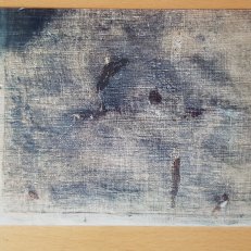 3) P.Marie Rychnovská, vyčištěný rub plátna a slepení trhlin